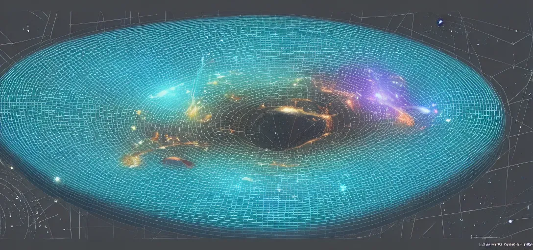 Prompt: map of a galaxy on a screen, 3d effect, holographic, holographic in the graphic style of Patrick Gleason, drawn by Mobius, zenith view, detailed art, trending on Artstation, comic art