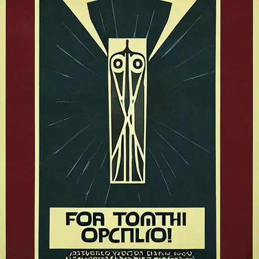 Image similar to esoteric orwellian art, nineteen eighty - four art deco, face, propaganda poster, totalitarian art