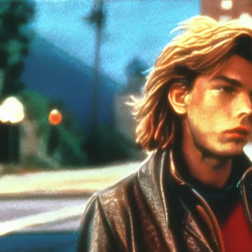 Image similar to a scene from my own private idaho