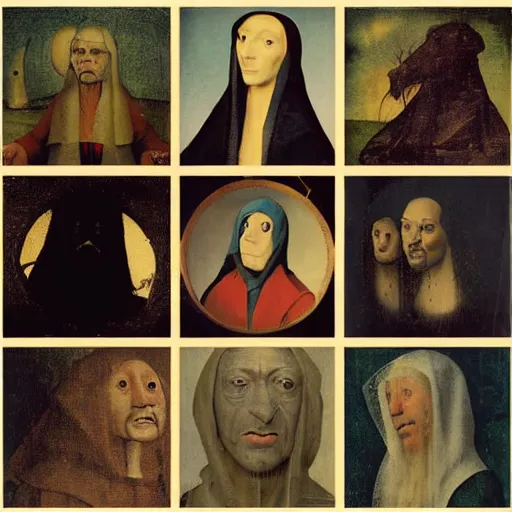 Image similar to Hieronymus Bosch face collage