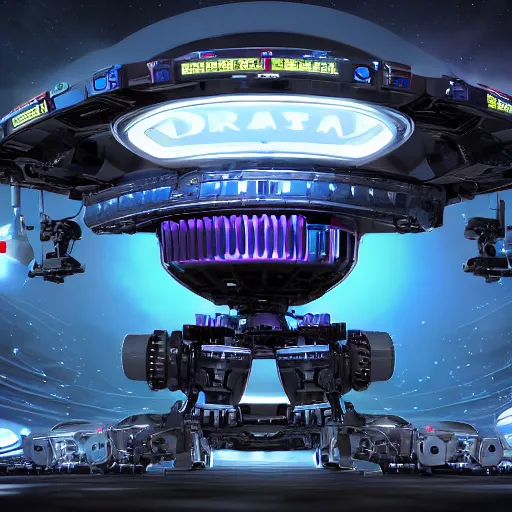 Prompt: photo of the Dream Bot Mothership, 4k, highly detailed, ultra hd