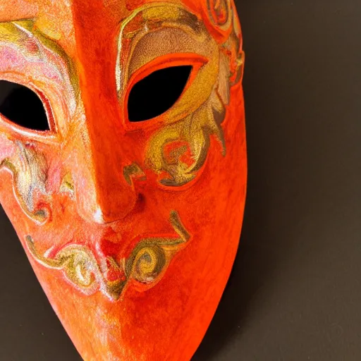 Image similar to orange gothic mask