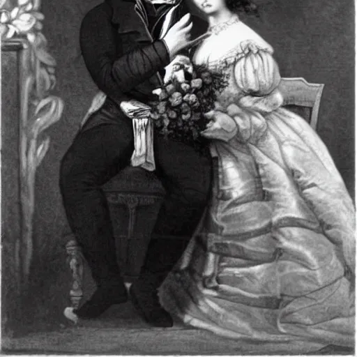 Prompt: beethoven getting married