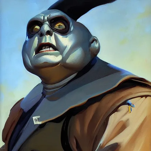 Prompt: greg manchess portrait painting of armored uncle fester from addams family as overwatch character, medium shot, asymmetrical, profile picture, organic painting, sunny day, matte painting, bold shapes, hard edges, street art, trending on artstation, by huang guangjian and gil elvgren and brom