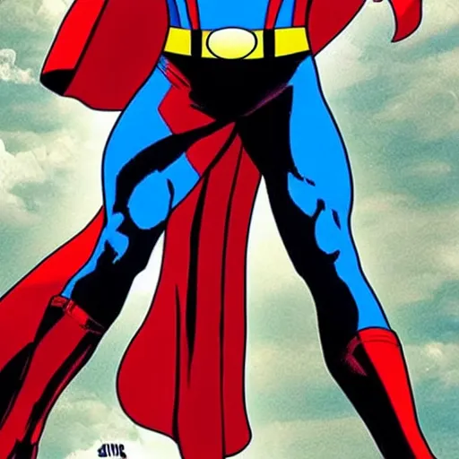 Image similar to nic cage as superman,