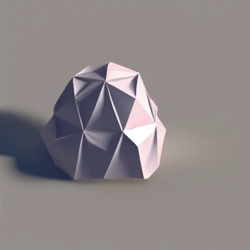 Prompt: low poly 3D model of the meaning of life