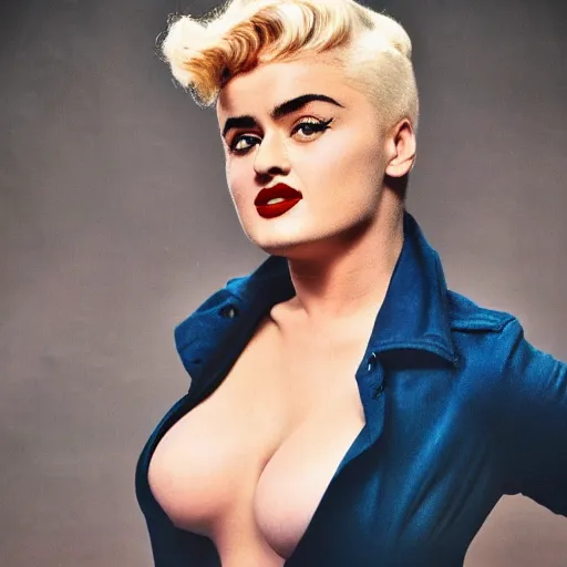 Image similar to stefania ferrario as marilyn monroe