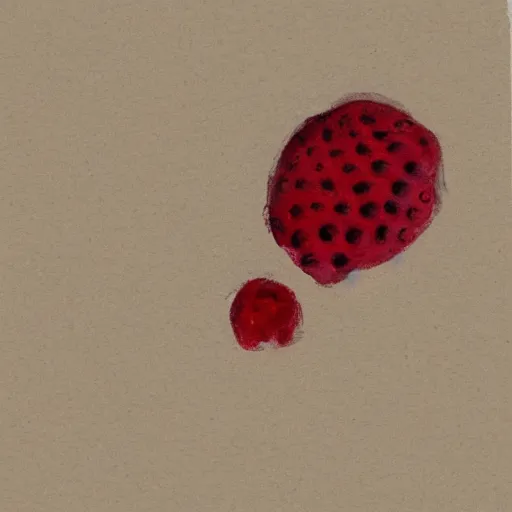 Image similar to minimalist sketch of a raspberry