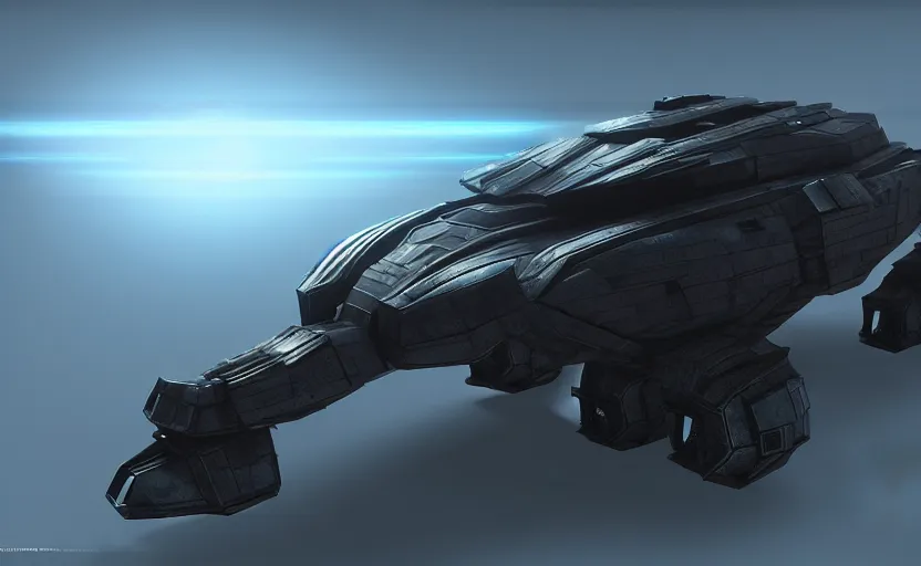 Image similar to an armored futuristic sci fi vehicle, unreal engine, cinematic lighting, texture rost