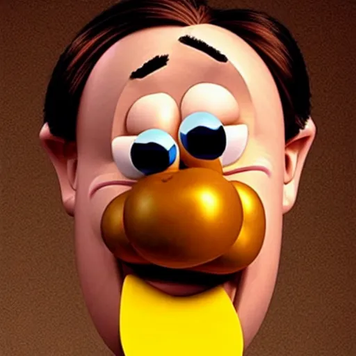 Image similar to Steve Buscemi as Mr. Potato Head,