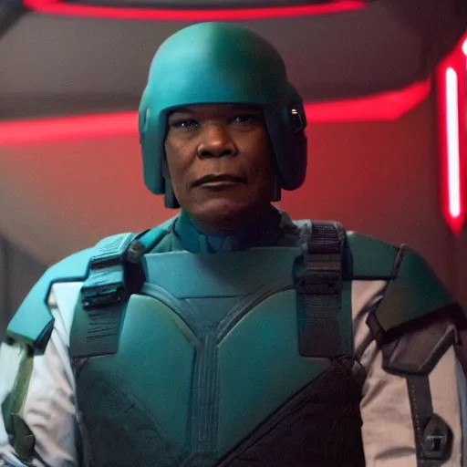 Prompt: Teal'c from Stargate SG1 in The Expanse