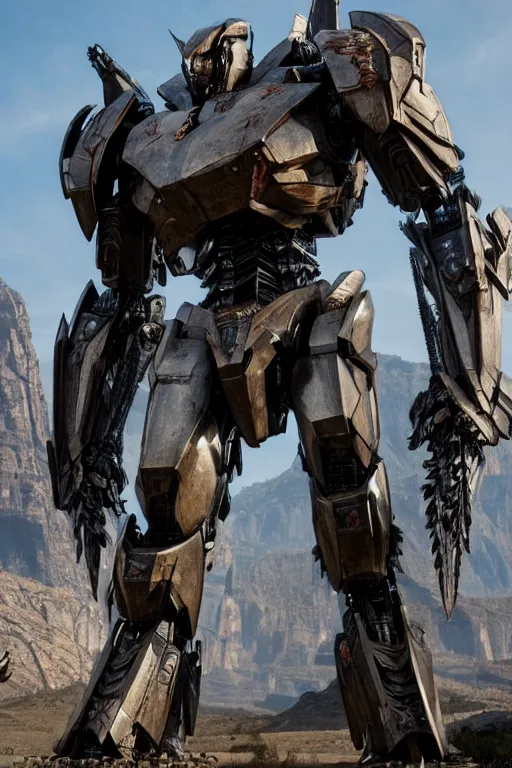 Image similar to cinematic still in westworld and pacific rim movie and ps 5 game machine warrior 5, intricate ornate humanoid mecha warrior,