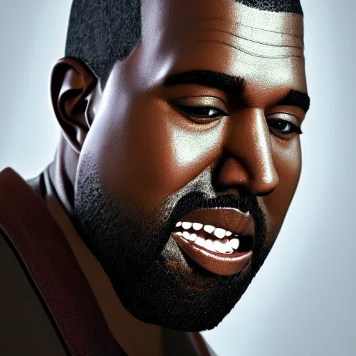 Prompt: hyperrealistic film still of kanye west conway twitty, stunning 3 d render inspired by istvan sandorfi & greg rutkowski & mike judge, perfect symmetry, dim volumetric cinematic lighting, 8 k octane comprehensive render, extremely mega hyper - detailed and lifelike attributes & atmosphere, intricate, realistic flesh texture, masterpiece, artstation, stunning,