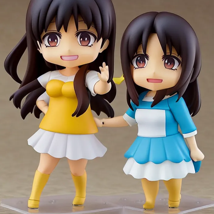 Prompt: leni robredo, an anime nendoroid of leni robredo, figurine, detailed product photo