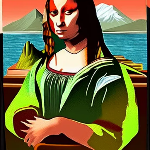 Prompt: cj from grand theft auto san andreas as the mona lisa