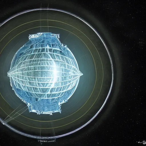 Image similar to a dyson sphere, highly detailed artwork, digital art