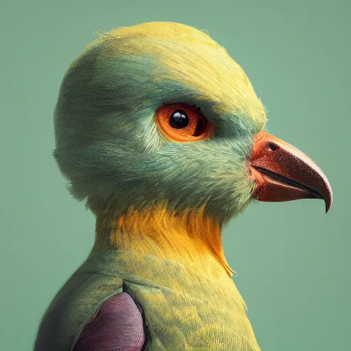 Prompt: a beautiful amazing art of bird addict out of curl noise splines by tom Haugomat, Serena Malyon, Maxim Shirkov, Alex Pogrebniak and Robin Gundersen, Trending on artstation, featured on Behance, Vision of chaos, octane render.:1