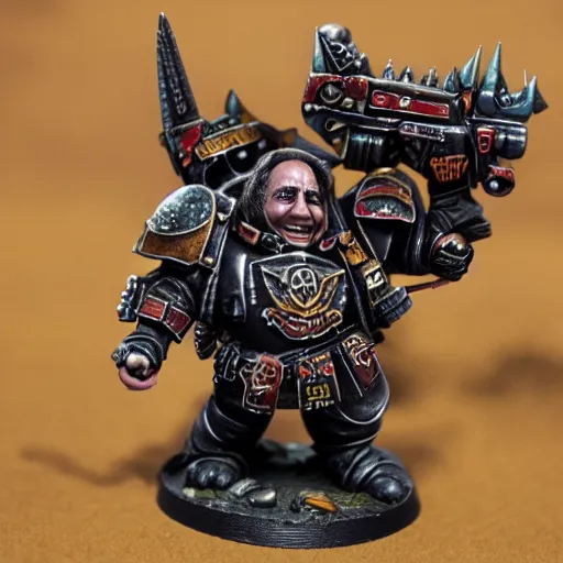 Image similar to close up of danny devito painted warhammer 4 0 k miniature, 4 k