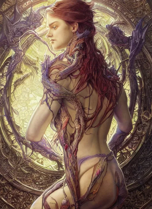 Prompt: an intricate pencil sketch of monster anatomy, vivid colors, ultra realistic, concept art, intricate details, eerie, highly detailed, photorealistic, octane render, 8 k, unreal engine. art by artgerm and greg rutkowski and charlie bowater and magali villeneuve and alphonse mucha