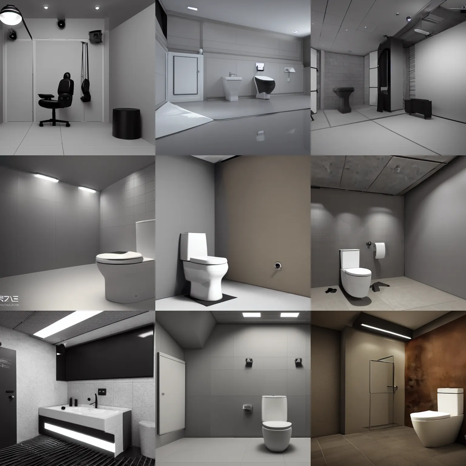 Prompt: professional photo studio of Raze gaming toilet, HD, octane render, dramatic light