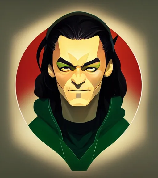 Prompt: face icon stylized minimalist loki, loftis, cory behance hd by jesper ejsing, by rhads, makoto shinkai and lois van baarle, ilya kuvshinov, rossdraws global illumination