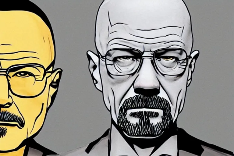 Image similar to Walter White as a character in the video game Friday Night Funkin,