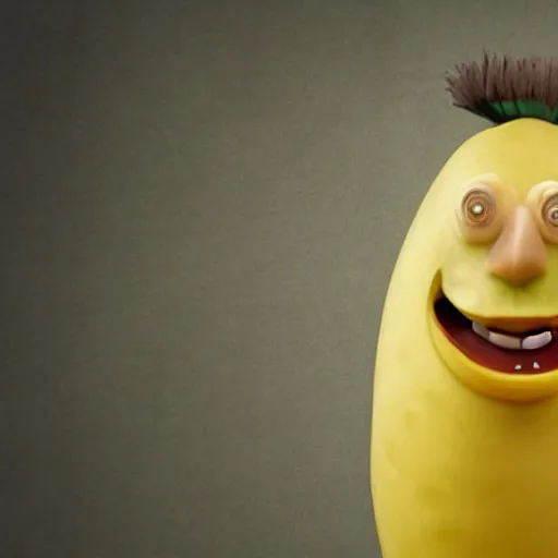 Prompt: boris johnson as a banana, ultra realistic details, humor, 8 k