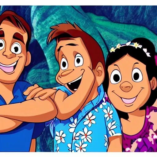 Prompt: picture of lilo ohana