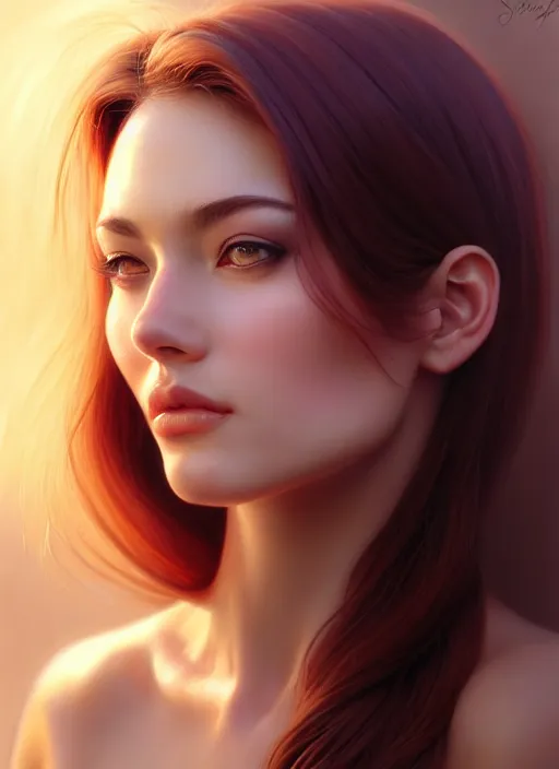 Image similar to photo of a gorgeous young woman in the style of stefan kostic, realistic, sharp focus, 8k high definition, insanely detailed, intricate, elegant, art by stanley lau and artgerm