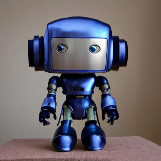 Prompt: robot plushie inspired by the clone wars, product photo, tv advert, scifi, cassette - futurism