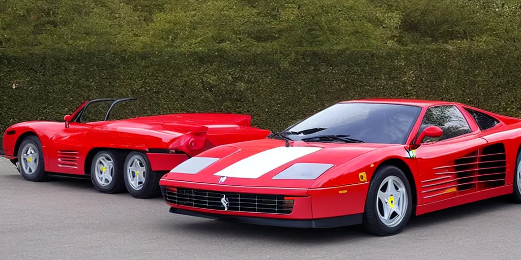 Prompt: “2022 Ferrari Testarossa”