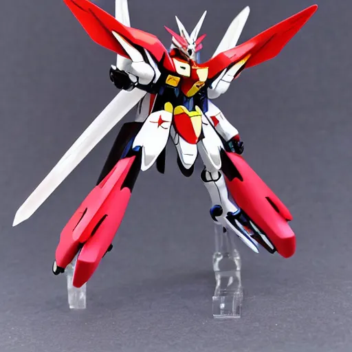 Image similar to chibi super-deformed Wing Gundam robot by Hajime Katoki, Super Robot Wars