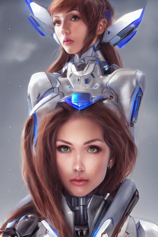 Image similar to heroine, beautiful, female mecha, ultra detailed, digital art, 8 k, hd, character, realistic, portrait, 3 d, hyperrealistic