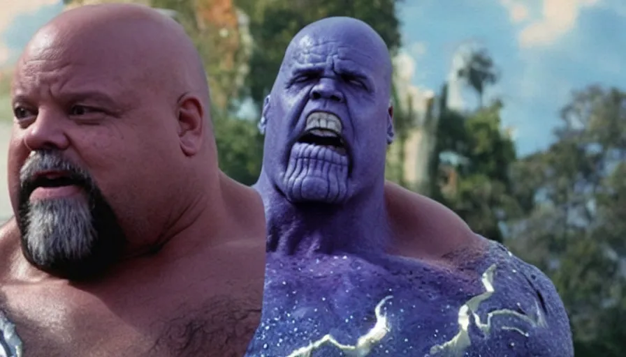 Image similar to uncle Phil as thanos