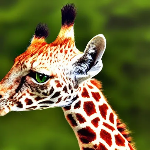 Image similar to cat giraffe hybrid, bold natural colors, national geographic photography, masterpiece, full shot, award winning