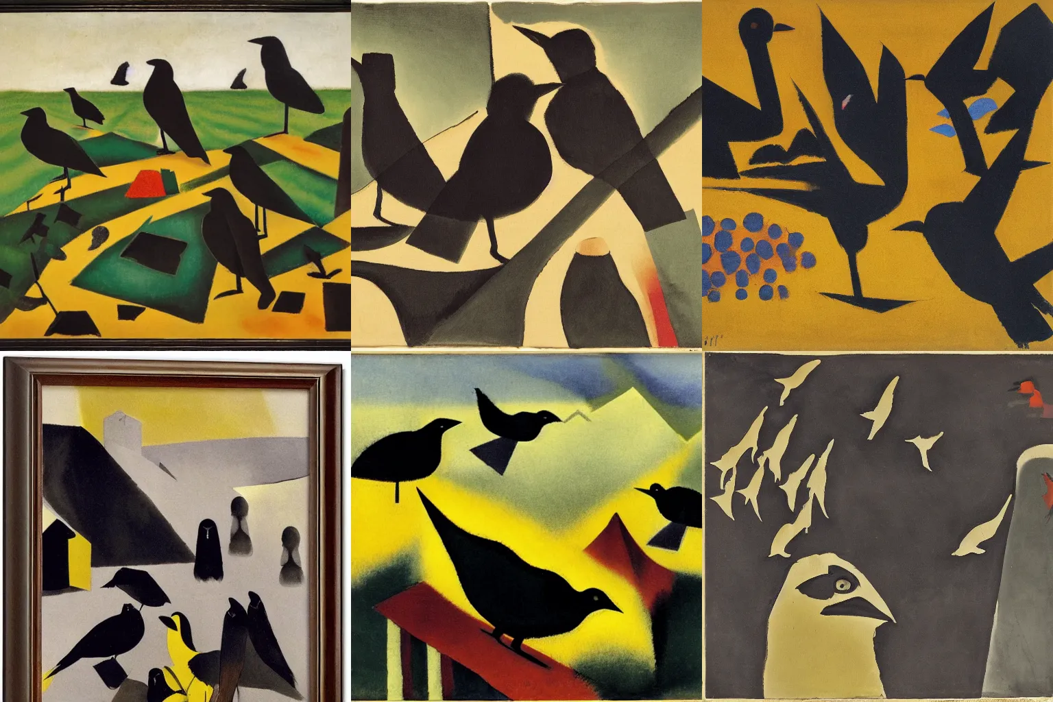 Prompt: shadows of indignant desert birds, coal on paper by august macke and diego velazquez