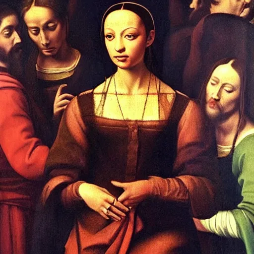 Image similar to renaissance painting of Sade