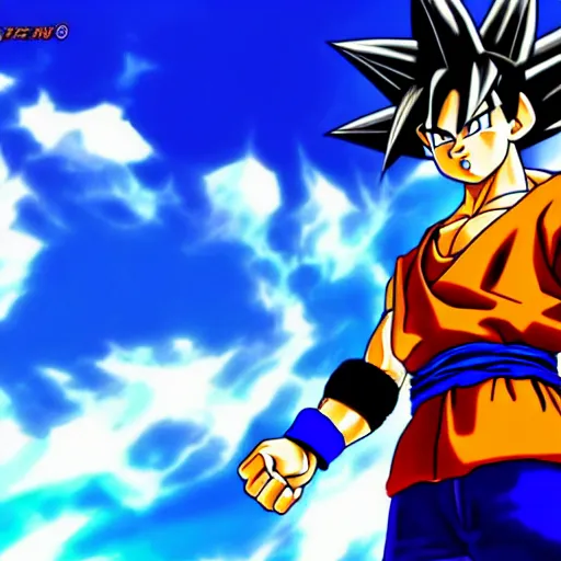 Image similar to Goku in kingdom hearts high quality hd