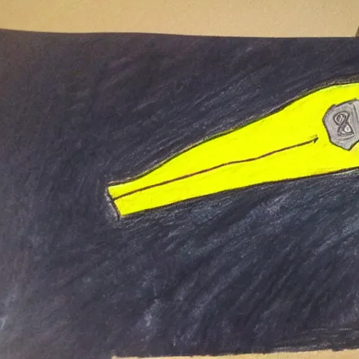 Image similar to My 9 year old son drew this picture of a nuclear bomb #proud #kidsdrawing #parent