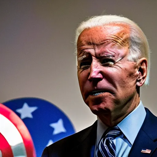 Image similar to joe biden as captain america, award winning photo