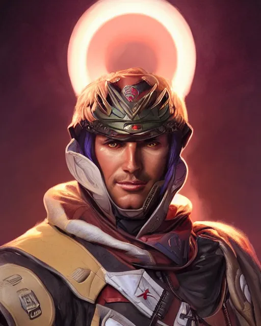 Prompt: Gambit in Mirages Apex Legends armor character digital illustration portrait design by, Mark Brooks and Brad Kunkle detailed, gorgeous lighting, wide angle dynamic portrait