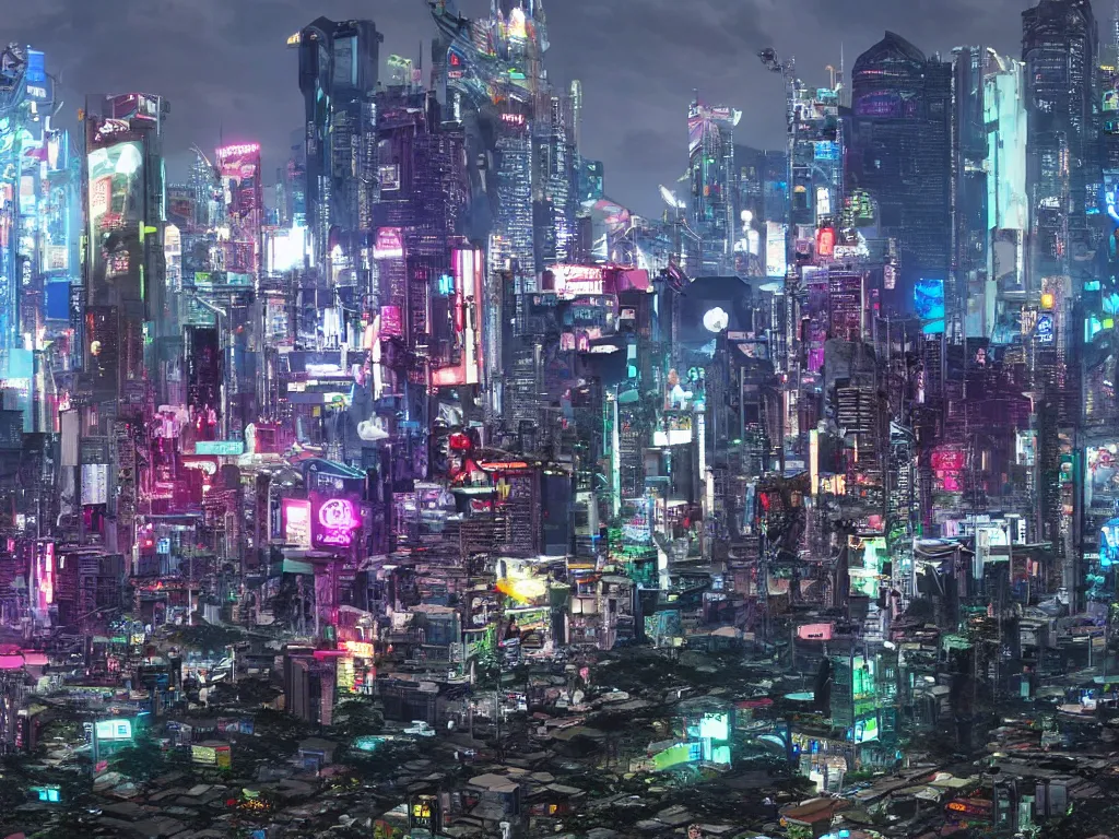 Image similar to cyberpunk manila