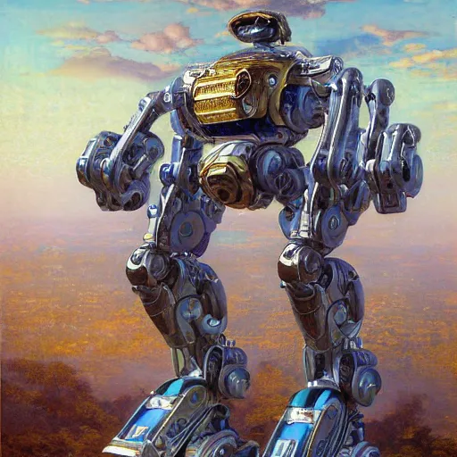 Image similar to highly detailed painting of a robotic baboon mecha, painting by gaston bussiere, craig mullins, j. c. leyendecker, lights, art by ernst haeckel, john william godward, hammershøi, alex grey, dmt, symmetric, masterpiece details, hyper - detailed, hd, hdr, 4 k, 8 k