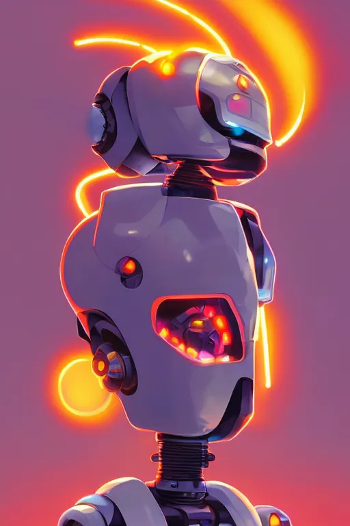 Image similar to metabots medabots medarotto medarot robot minimalist comics helmet mask neon cybereye, behance hd by jesper ejsing, by rhads, makoto shinkai and lois van baarle, ilya kuvshinov, rossdraws global illumination ray tracing hdr radiating a glowing aura