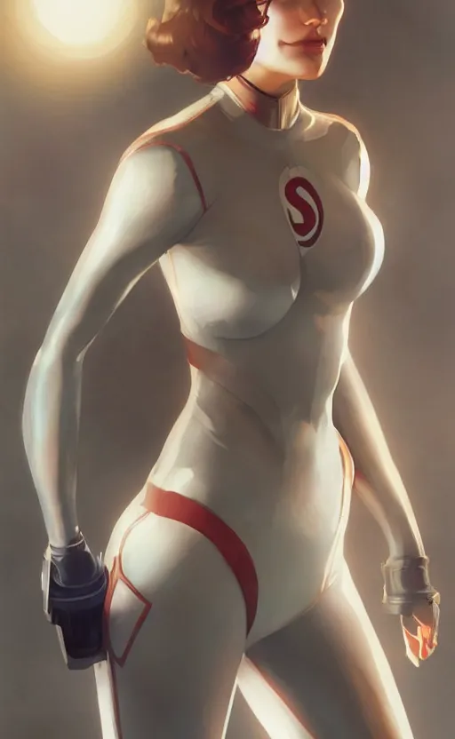 Prompt: Power Girl, highly detailed, digital painting, artstation, facing camera, concept art, smooth, sharp focus, illustration, art by artgerm and greg rutkowski, high definition digital art, dramatic lighting, in the style of ilya kuvshinov and Ross tran