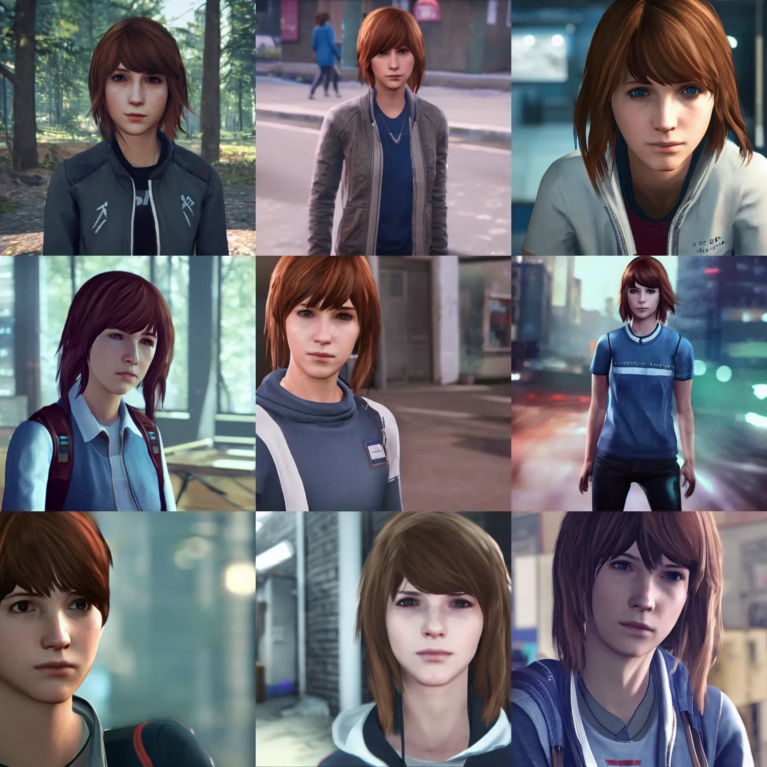 Prompt: Max Caulfield from Life in Strange in Detroit Become Human