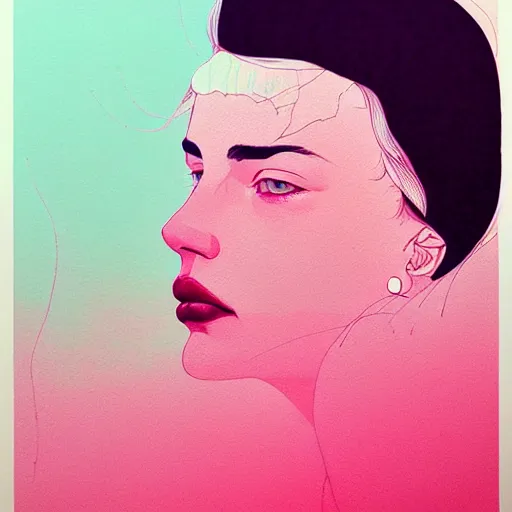 Image similar to portrait marina, soft light, by killian eng and conrad roset, inspired by cryptozoology, fine, sharp high detail, screen print,