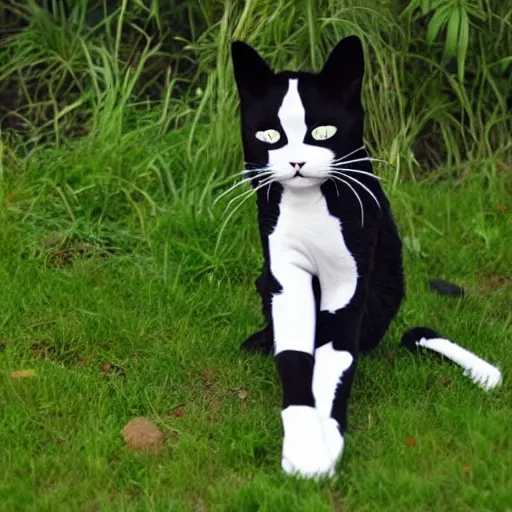 Image similar to cat as a mime