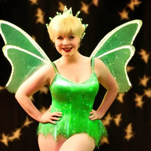 Image similar to christina hendrick as tinkerbell,