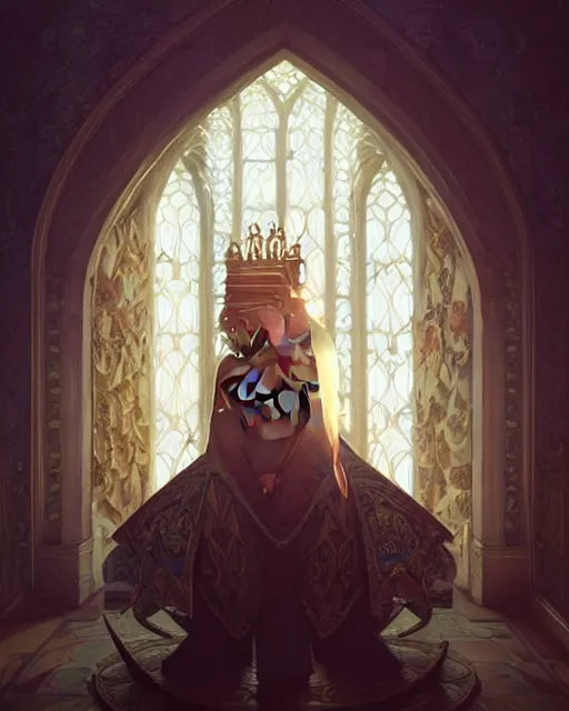 Image similar to highly detailed surreal vfx portrait of a blessed shield in a majestic castle by golden tree, stephen bliss, unreal engine, greg rutkowski, loish, rhads, beeple, makoto shinkai and lois van baarle, ilya kuvshinov, rossdraws, tom bagshaw, alphonse mucha, global illumination, detailed and intricate environment